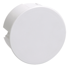 Коробка распаячная КМ41007 d80x40мм для твердых стен (с крышкой) IEK