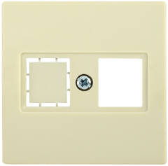 Накладка компьютерная НК45-1-БК RJ45 Cat5e/6 BOLERO кремовый IEK