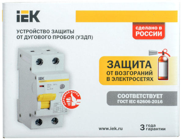 Устройство защиты от дугового пробоя УЗДП63-1 32А IEK