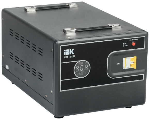 Стабилизатор напряжения переносной HUB 12кВА IEK