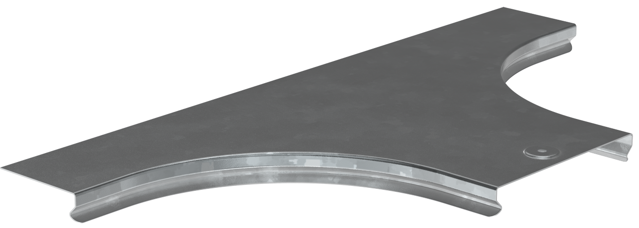 Крышка отвода Т-образного плавного (тип Г01) ESCA 100мм HDZ IEK