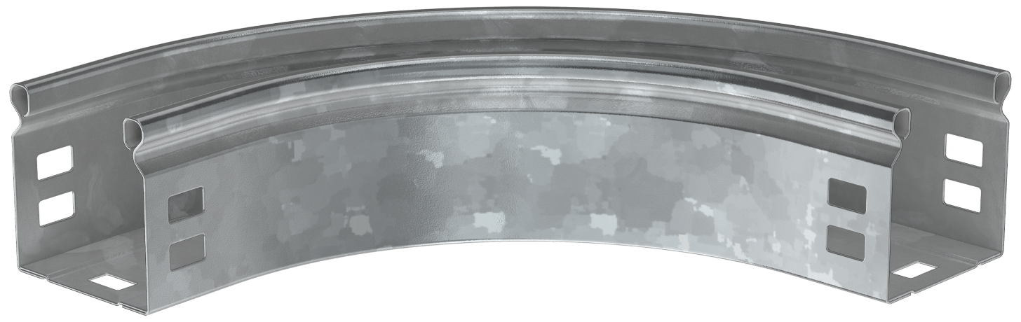 Поворот плавный 90град (тип Г01) ESCA 50х100мм HDZ IEK