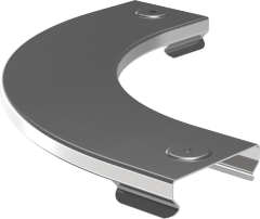 Крышка поворота плавного 90град (тип Г01) ESCA 50мм IEK