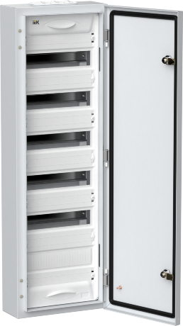 TITAN 5 Корпус металлический ЩРн-72 (1х72) 960х310х140мм IP54 белый (одна дверь) IEK