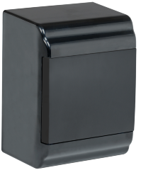 Корпус модульный пластиковый навесной ЩРН-П-4 PRIME черный IP41 IEK