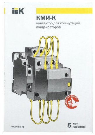 Контактор для конденсаторов КМИ-К 25кВАр IEK