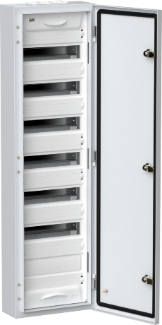 TITAN 5 Корпус металлический ЩРн-84 (1х84) 1085х310х140мм IP54 белый (одна дверь) IEK