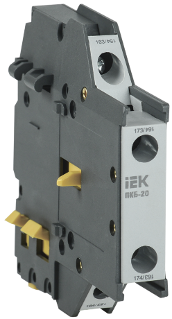 Контакт боковой дополнительный ПКБ-20 2з IEK