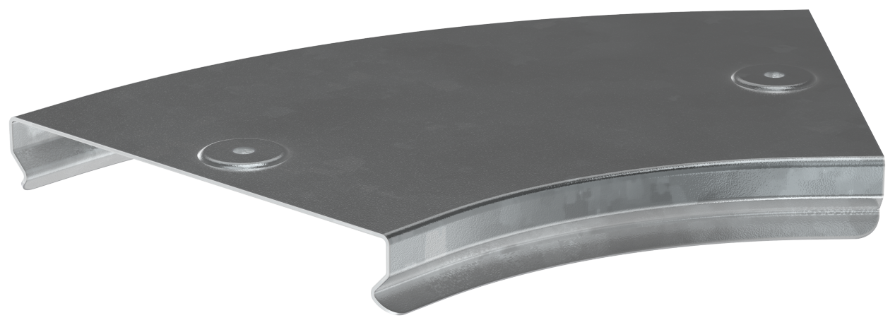 Крышка поворота плавного 45град (тип Г01) ESCA 100мм HDZ IEK