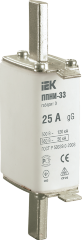 Плавкая вставка предохранителя ППНИ-33 габарит 0 25А IEK