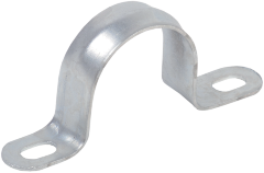 Скоба металлическая двухлапковая d12-13мм IEK