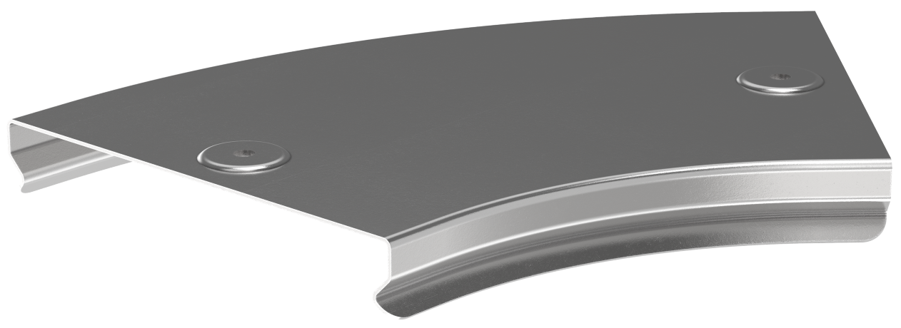 Крышка поворота плавного 45град (тип Г01) ESCA 100мм IEK