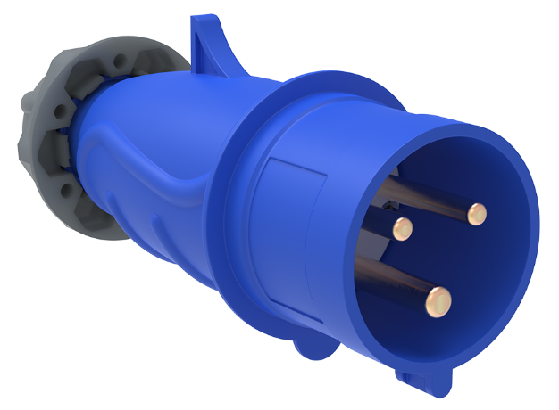 Вилка переносная ССИ-013 16А-6ч/200-250В 2P+PE IP44 MAGNUM IEK