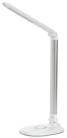 LIGHTING Светильник светодиодный настольный 2014 9Вт на подставке диммер ночник серебро IEK