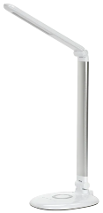 LIGHTING Светильник светодиодный настольный 2014 9Вт на подставке диммер ночник серебро IEK