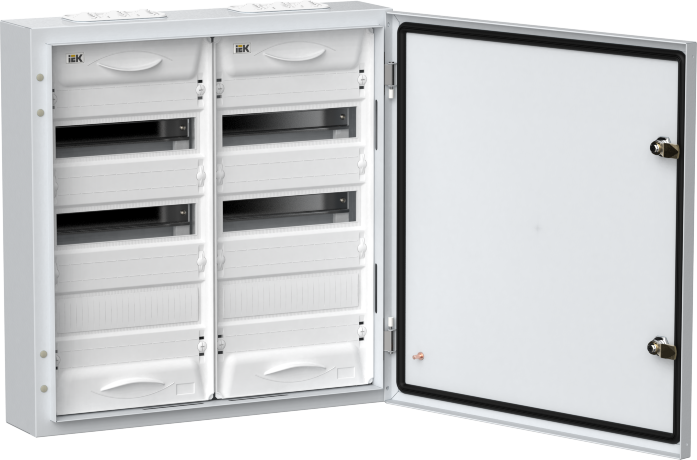 TITAN 5 Корпус металлический ЩРн-72 (2х36) 585х570х140мм IP54 белый (одна дверь) IEK