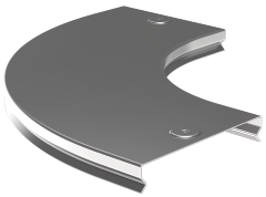 Крышка поворота плавного 90град (тип Г01) ESCA 80мм IEK