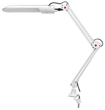 LIGHTING Светильник светодиодный настольный 2015 8Вт на струбцине белый IEK