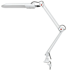 LIGHTING Светильник светодиодный настольный 2015 8Вт на струбцине белый IEK