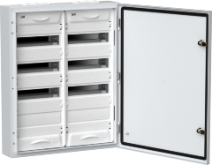 TITAN 5 Корпус металлический ЩРн-96 (2х48) 710х570х140мм IP54 белый (одна дверь) IEK