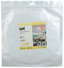 Лента светодиодная 20м LSR-2835WW60-4,8-IP20-12В IEK