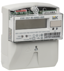 Счетчик электрической энергии однофазный многотарифный STAR 104/1 R5-5(60)Э 4ШО IEK
